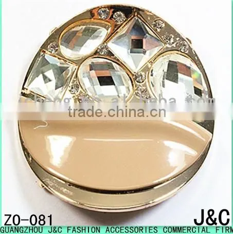 rectangle shaped glass stone with rhinestone lady fashion shoes ornaments