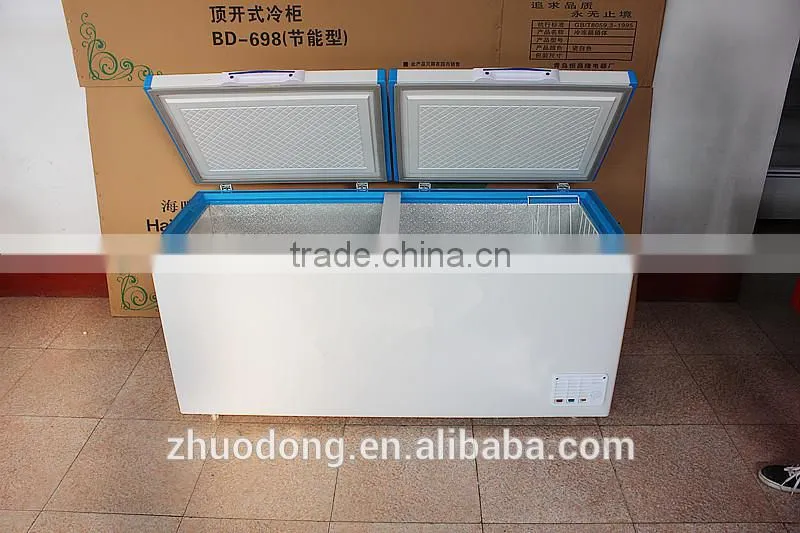 BD-538 kitchen appliance Digital freezer liquid nitrogen Commercial Showcase Display Refrigerator for Drinks