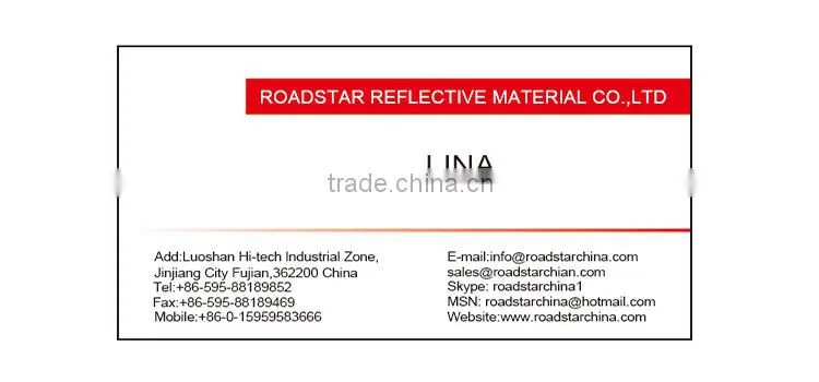 DOT Red& White reflective tape for truck