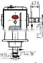 gearbox for grass cutter/lawn mower gearbox/cropper gearbox