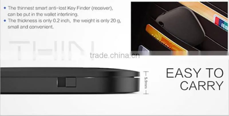 bluetooth wireless anti-lost alarm key finder with 4/5/6 receivers