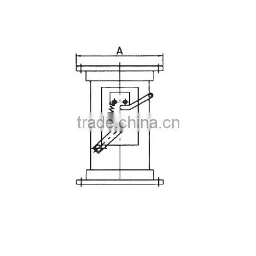 Rectangular marine fire damper