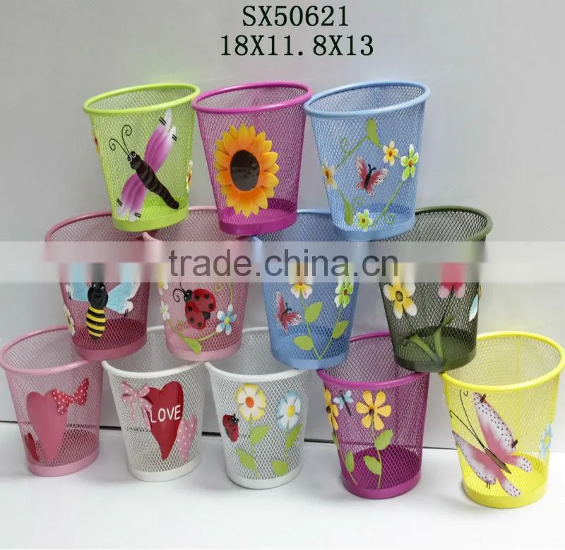 metal hanging flower pots garden Planters for sale