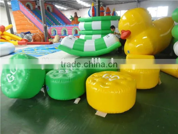 Exciting inflatable floating obstacle for sale