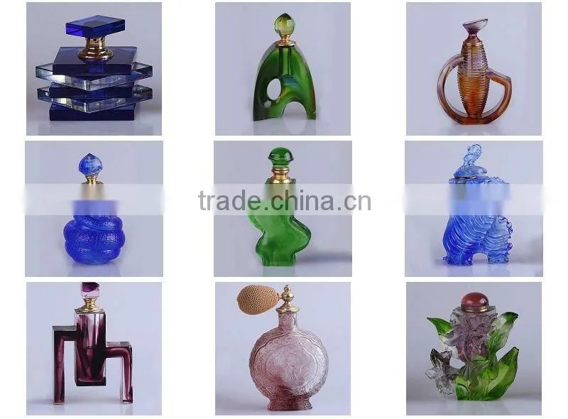 Wholesale crystal perfume bottles used for car and home decor