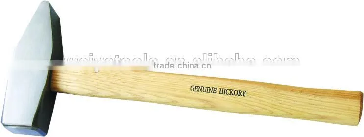 Germany type machinist hammer with wooden handle
