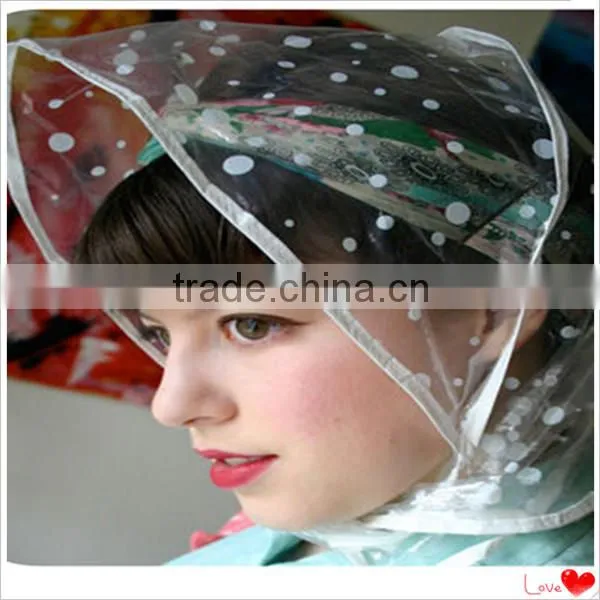 PE rain cap/PE rain bonnet/plastic rain bonnet