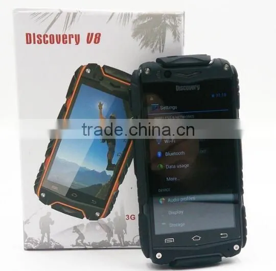 Discovery V8 Phone With MTK6572 Android 4.2 3G WiFi 4.0 Inch Capacitive Screen Dustproof Shockproof Smart Phone