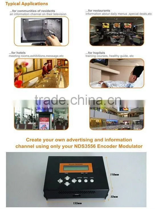 NDS556 home use mini CVBS to RF sd encoder modulator