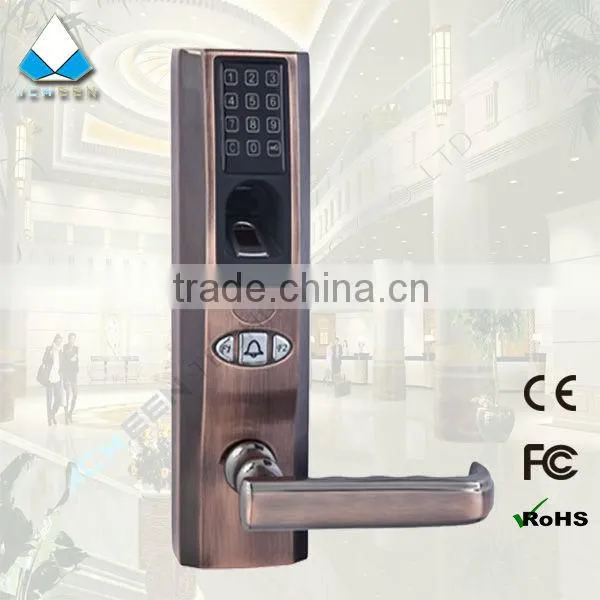 red bronze color USA popular digital fingerprint cipher lock