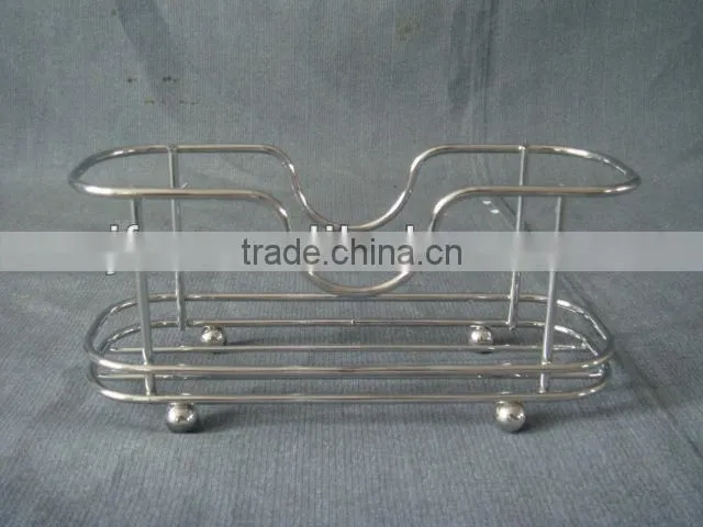Household oval bathroom wire basket