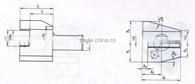 DIN69880 NC tool holder with B type