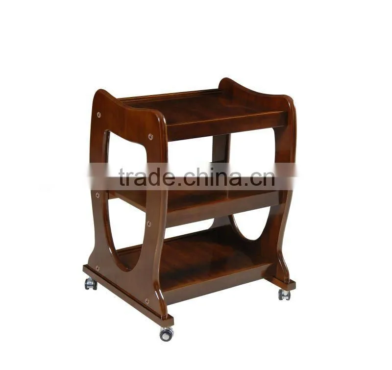 Luxury solid wood beauty salon trolley BD-D