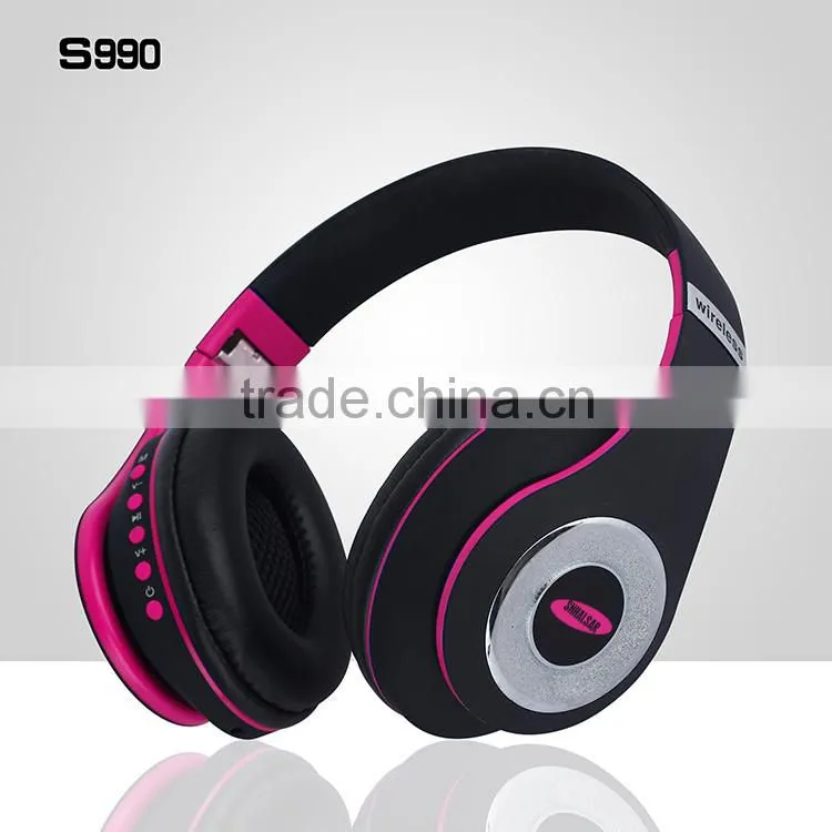 SNHALSAR S990 big Daddy bass stereo headsets wireless bluetooth headphones