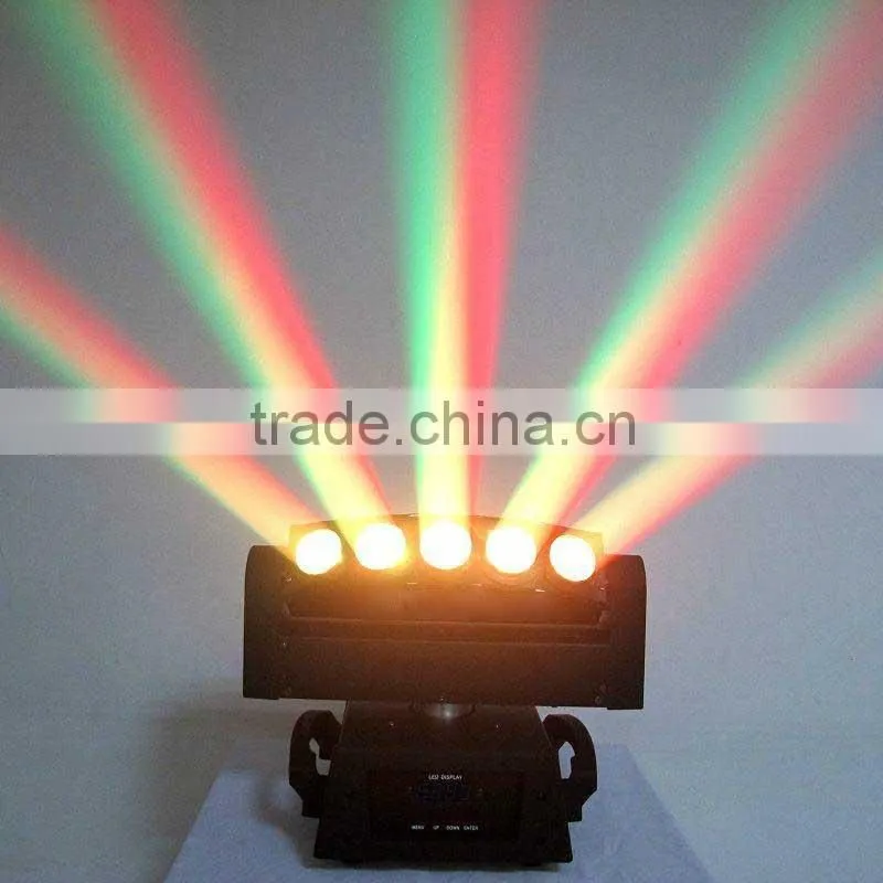 Wholesale led beam lights DMX five head moving head beam light spider light