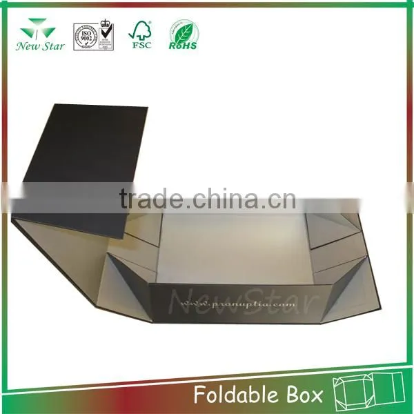 foldable garment packaging folable box, foldable shoe box wholesales