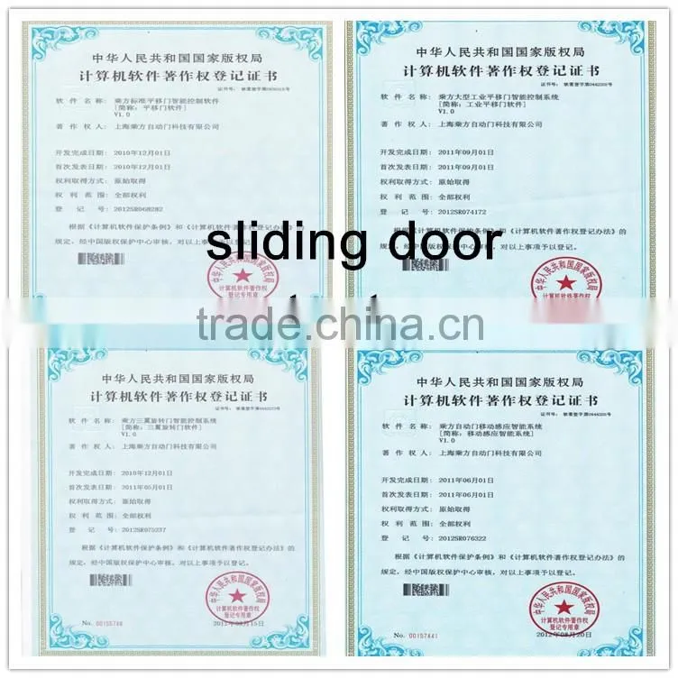Factory price fancy auto sliding door for office