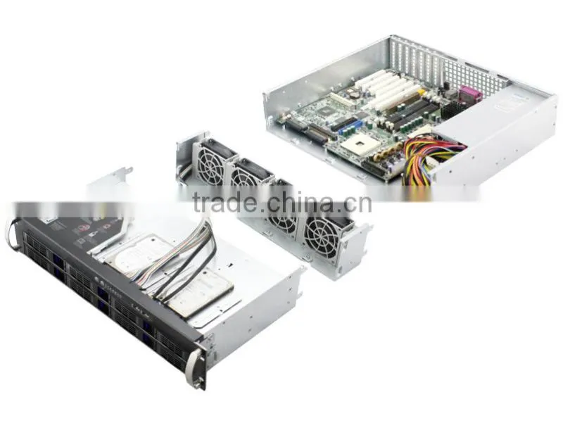 2U 8 bays server Storage chassis / hotswap case new product