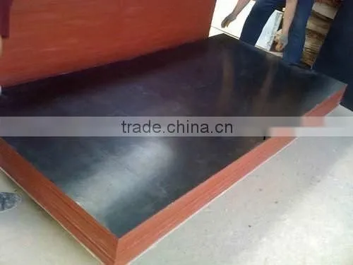 one time/two time hot press 12mm brown/black/ film faced plywood linyi china factory