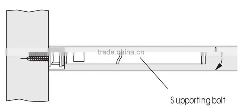 Furniture Hardware Bracket Concealed Floating Shelf Support