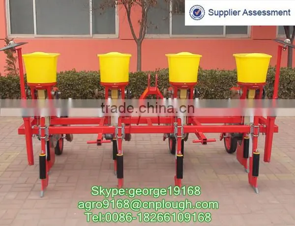4 wheels tractor driven precision corn mechanical seeder cum fertiliser