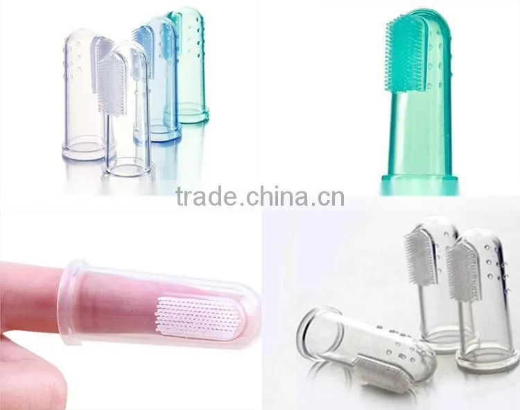 2017 Custom Toothbrush Tooth Brush With FDA/LFGB Silicone Baby Toothbrush
