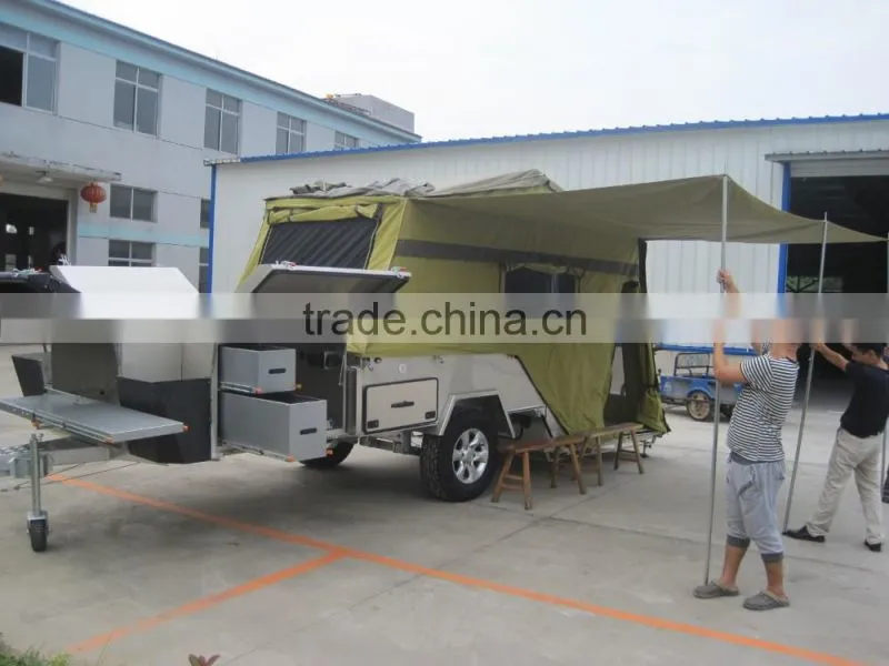 Off road hard floor camper trailer camping trailer caravan