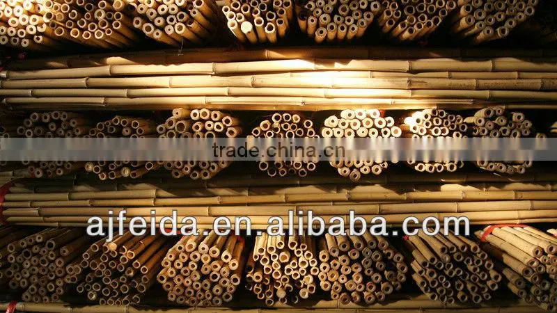 Raw and high quality bamboo pole.