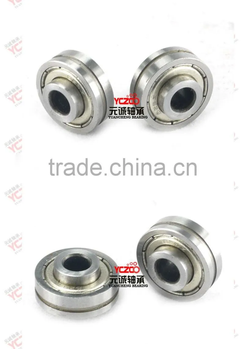 Wheel with bearing for aluminum furniture