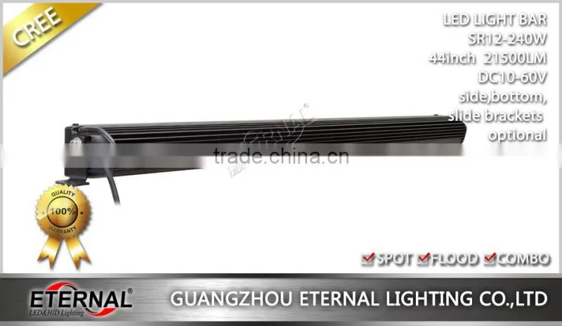 240W 44" offroad light bar 4x4 high power SUV ATV UTV roof bar light dune buggy police led work lamp