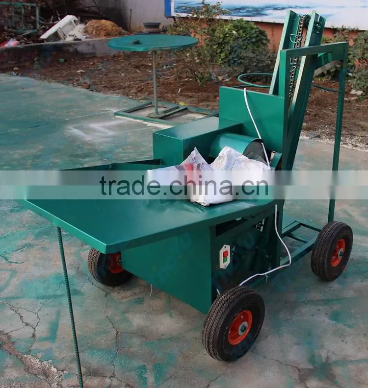 High efficiency fresh garlic root cutting machine