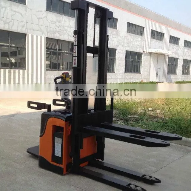 1.5t double pairs of forks stable elelctric forklift stacker