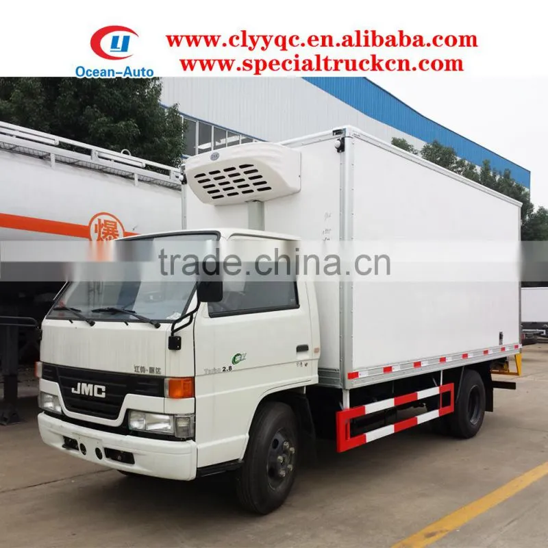 JMC small refrigeration unit 3 TON refrigerator freezer truck for sale