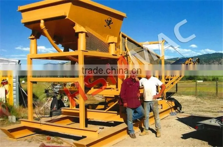 HSM ISO CE Easy Use Best Price 7-22t/h Gold Sluice