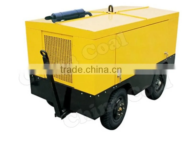 Mining Use Diesel Mobile Air Compressor With Best Price For Jack Hammer