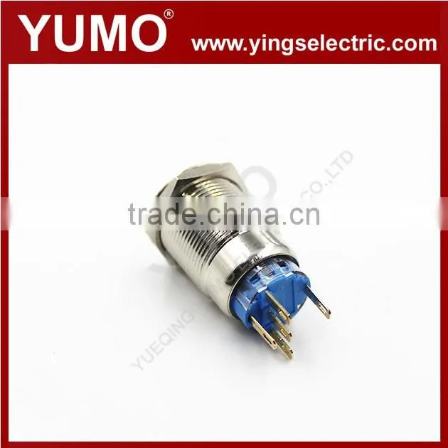 LA19-ASJ-11D-IP67-S B 24V medical treatment elevator equipment micro switch waterproof Metal push button