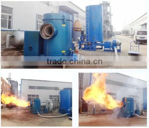 2017 Saving fuel biomass burner stove/rice husk burner for 1 ton boiler