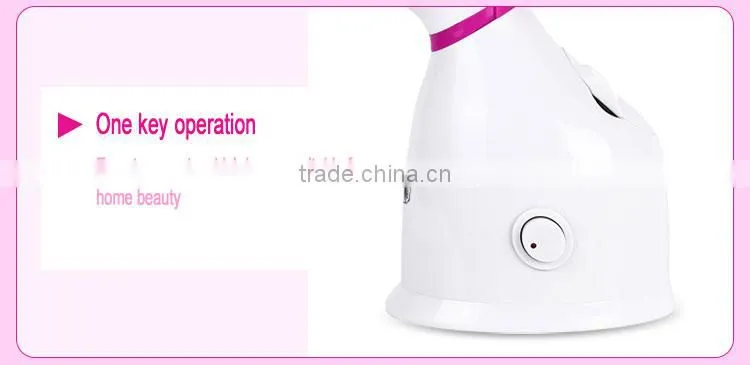 home using Spa Vapor mini facial steamer for promotion gift