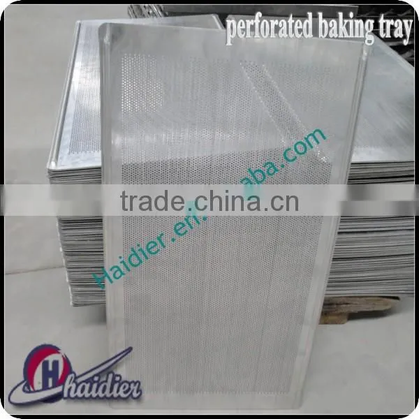 Stainless steel bread pans for baking oven, perforated baking pan