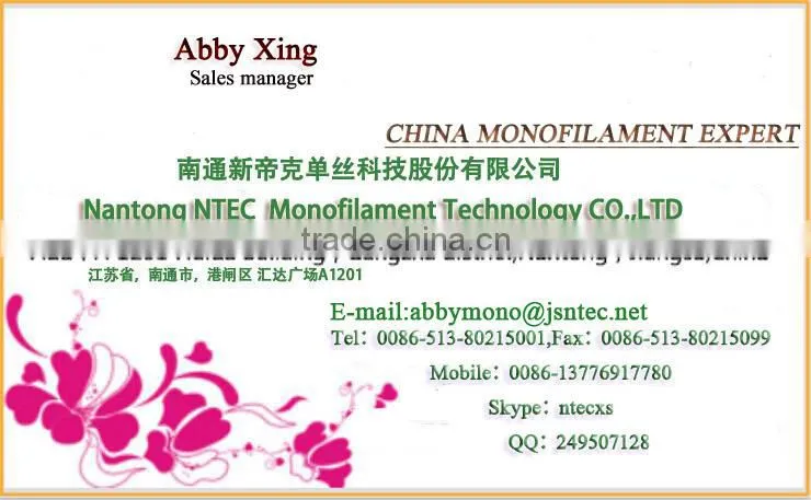 Nylon Cross Filament for Filter Brush