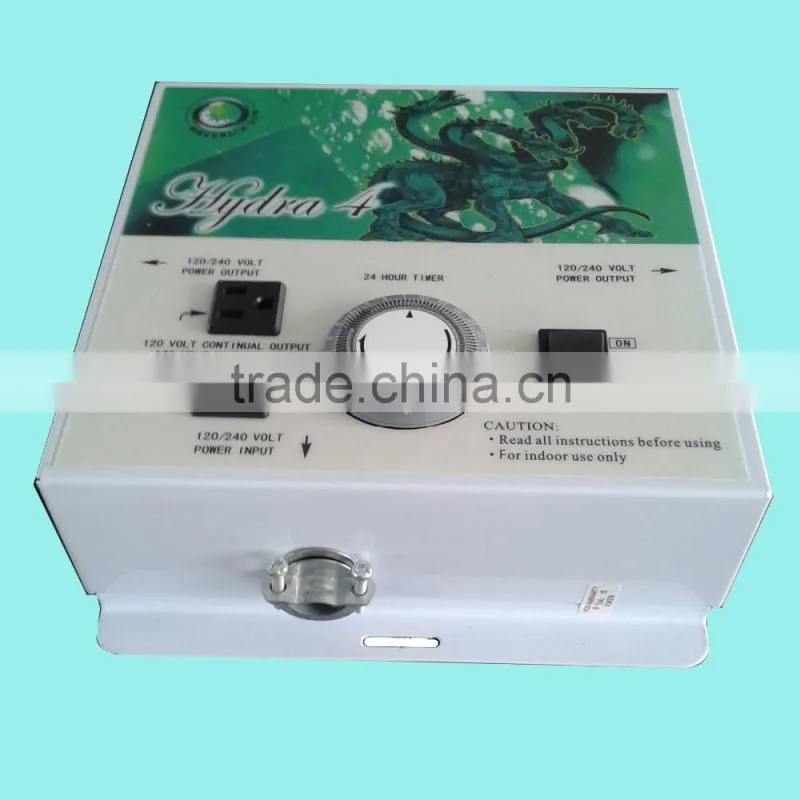 Hydroponic lighting system controller hydra 4 24 Hour Timer Switch / 24 hours mechanical timer / 24hrs grounded grow light timer