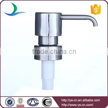 High quality glass soap bottle bent pipe 304 stainless steel foam pump
