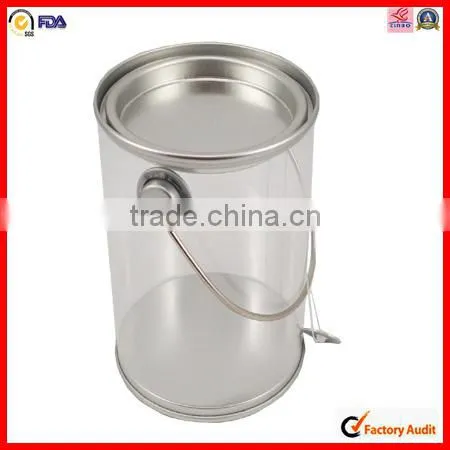 round custom clear plastic cake box packaging