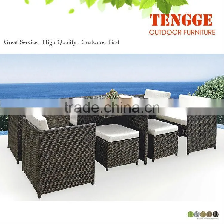 aluminum pvc resin pro garden table chairs