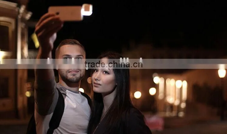 Newest High Quality Selfie Stick LED Flash Light Enhancing For Smart Phones Slefie Monopod Extended 16 LED Lights Enhancing