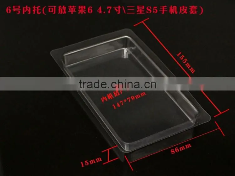New arrival yellow PVC packaging box for iphone for Samsung, PVC phone case packaging box, custom packaging box