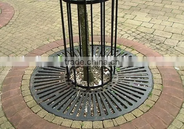 FO-9T06 Hot-selling Cast Iron Tree Perforated Strainer Tree Pool Cover