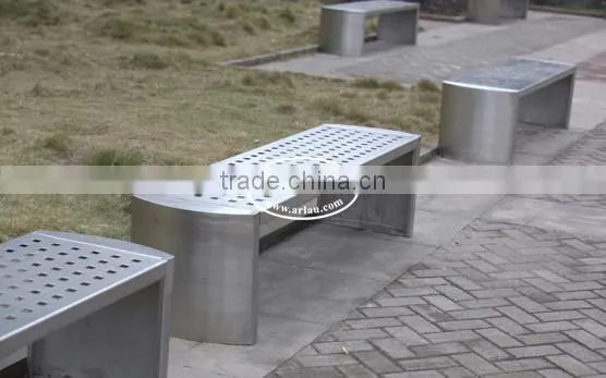 Arlau Cast Aluminum Outdoor Patio Furniture,Custom Cast Iron Bench Ends,Perforated Metal Mesh
