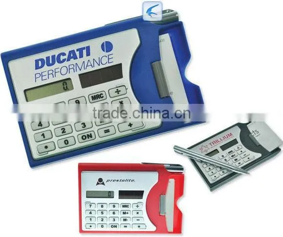 Stationery bag with calculator for promotion gift