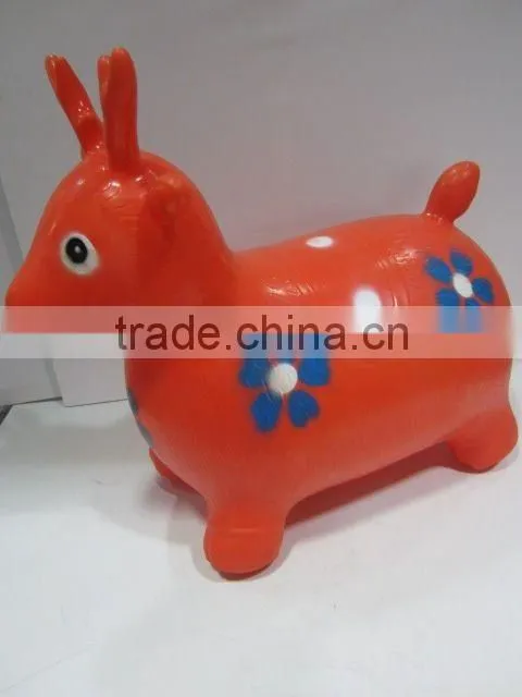 painted inflatable toys for children Jumping horse